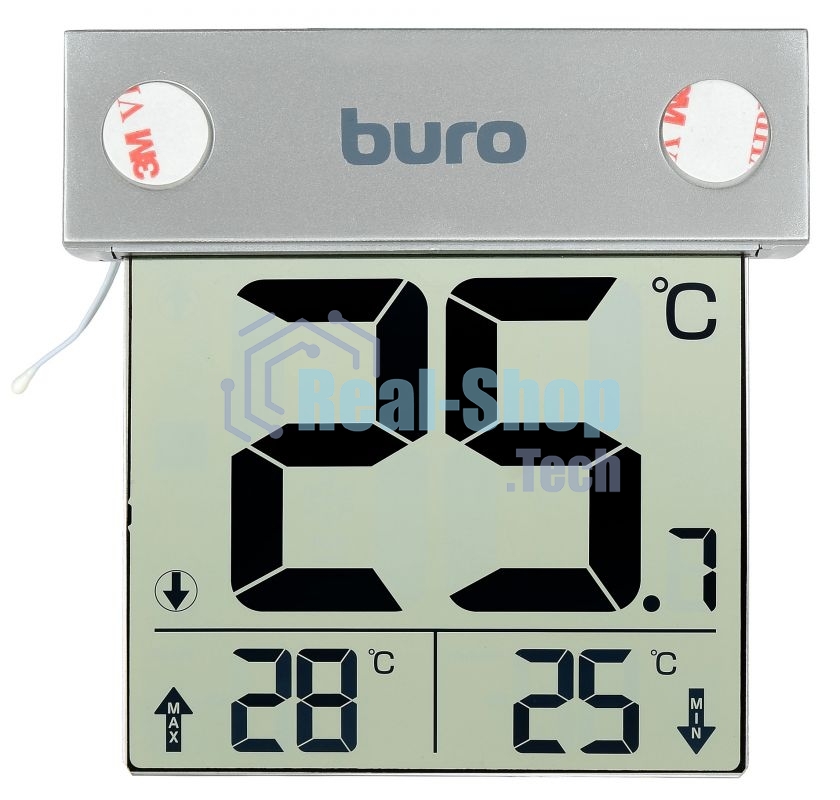 Термометр Buro P-6041 серебристый