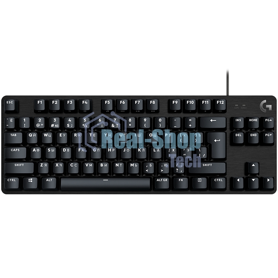Клавиатура проводная Logitech Gaming Keyboard G413 TKL SE Mechanical - RUS - USB - TACTILE SWITCH черный