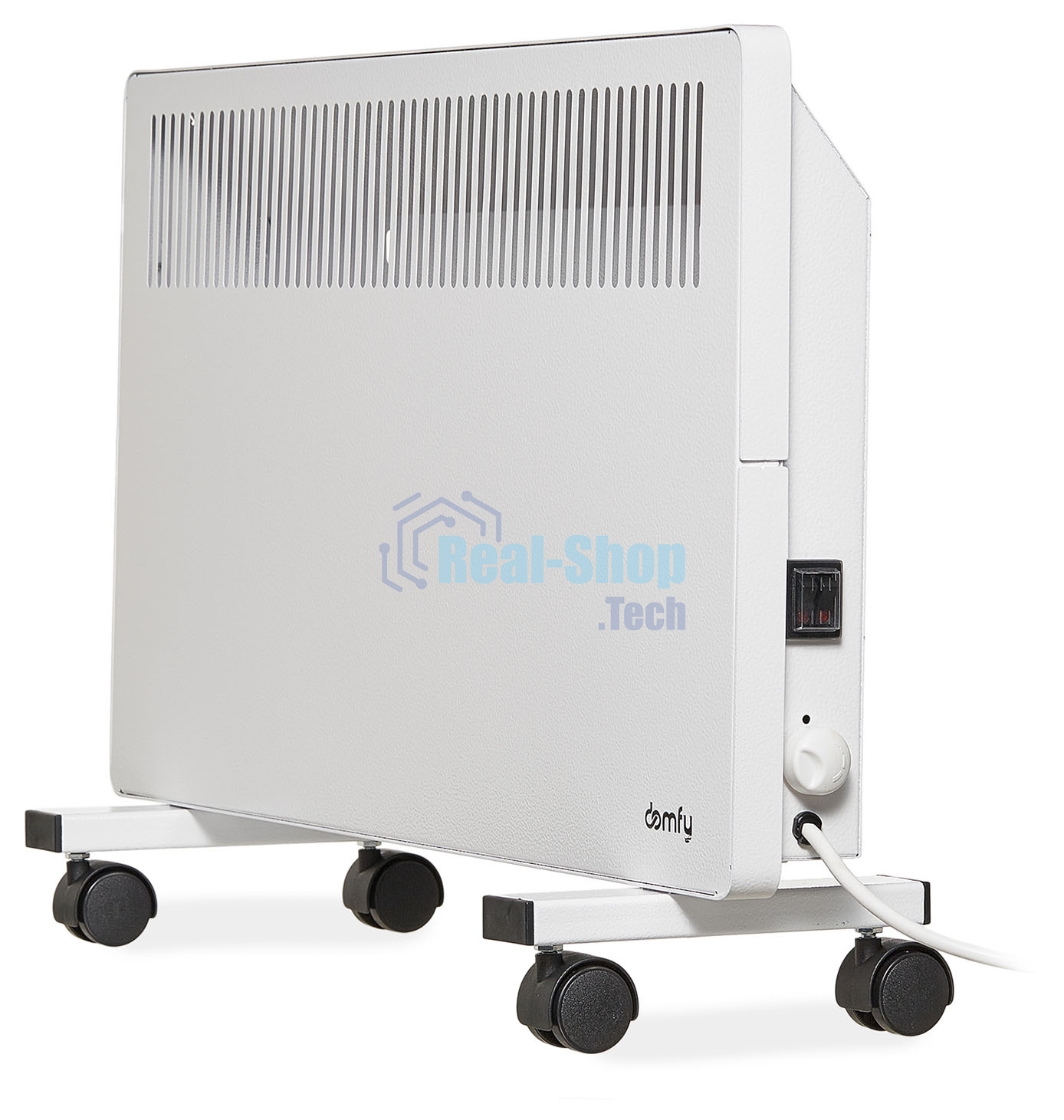 Конвектор Domfy DCW-CH1215 белый, 1500 Вт, 20 м2, термостат