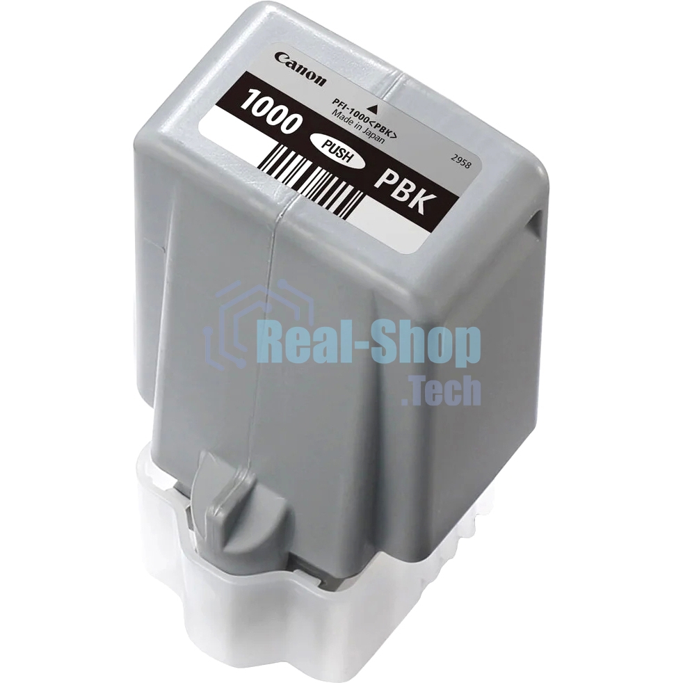Картридж струйный Canon PFI-1000 PBK для IJ SFP PRO-1000 WFG. Фото черный. 80 мл.