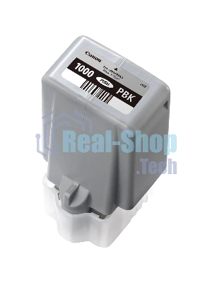 Картридж струйный Canon PFI-1000 PBK для IJ SFP PRO-1000 WFG. Фото черный. 80 мл.