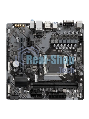 Материнская плата Gigabyte B650M S2H (V1.2/V1.4), AM5, AMD B650, 2xDDR5, 4xSATA, 1xM.2, 1xPCI-E 4.0 x16, 3xUSB-A 3.2 Gen 1, 1xUSB-C 3.2 Gen 1, 1x 1Gb LAN, 3x3.5 мм, 7.1, Micro-ATX