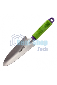 Совок посадочный узкий Palisad 62х315 мм, стальной, пластиковая рукоятка