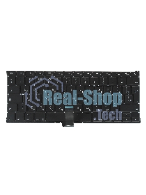 Клавиатура для ноутбука MacBook A1369 2011+ черная с подсветкой, большой ENTER