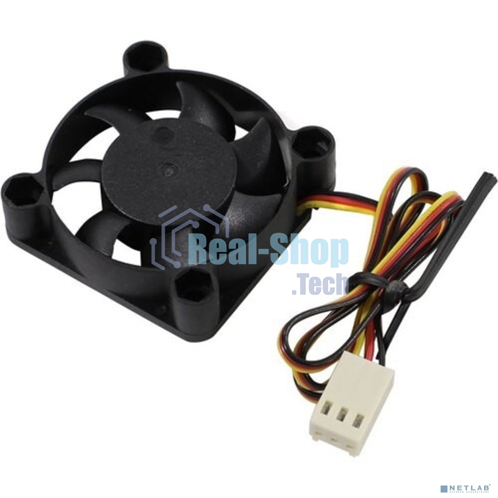 Вентилятор для корпуса ExeGate ExtraSilent ES04010S3P черный, 40 мм, 4000 об/мин, 19 дБ, 3 pin