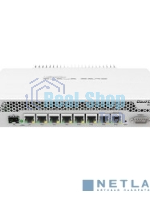 Маршрутизатор Mikrotik CCR1009-7G-1C-PC with Tilera Tile-Gx9 CPU (9-cores, 1Ghz per core), 1Gb RAM, 7xGbit LAN, 1x Combo port (1xGbit LAN or SFP), RouterOS L6, passive cooling desktop enclosure, rackmount ears, PSU