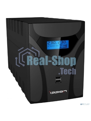 Источник бесперебойного питания Ippon Smart Power Pro II Euro 2200 1200Вт 2200ВА черный