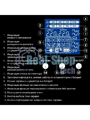 Источник бесперебойного питания Pure Sine Wave ExeGate SinePower UHB-5000.LCD.AVR.6C13.RJ.USB.3U (5000VA/4000W, LCD, AVR, 6*C13, RJ45/11, USB, возможность подключения до десяти внешних батарейных блоков 48В (поставляются отдельно), Rackmount 3U/Tower, металлический корпус, черный)