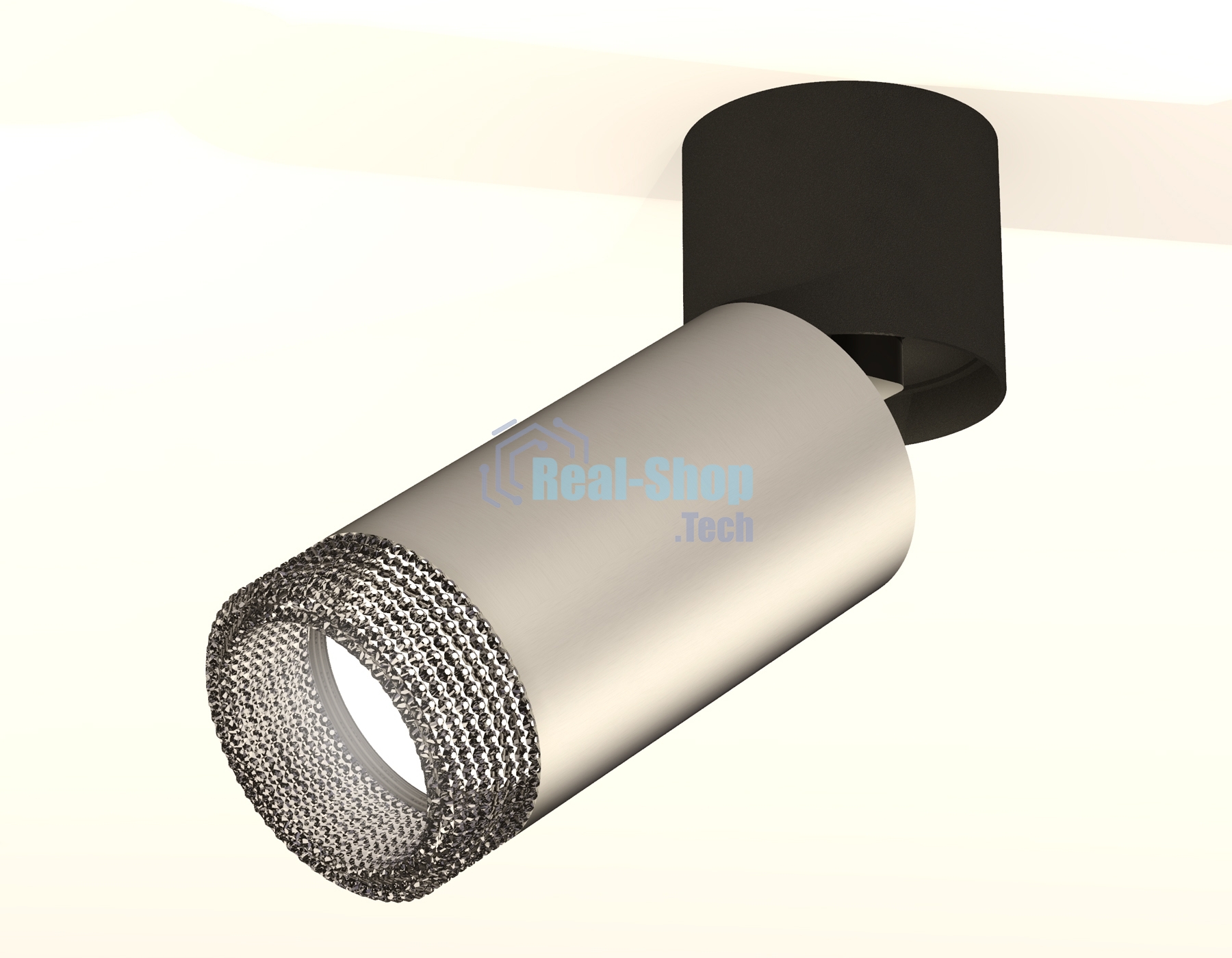 Светильник Ambrella Light XM6324041 SSL/BK/BK серебро песок/черный/тонированный (A2221, C6324, N6151)