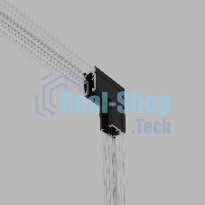 Mini Magnetic Коннектор угловой внутренний для накладного шинопровода (черный) 85180/00