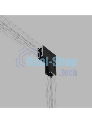 Mini Magnetic Коннектор угловой внутренний для накладного шинопровода (черный) 85180/00