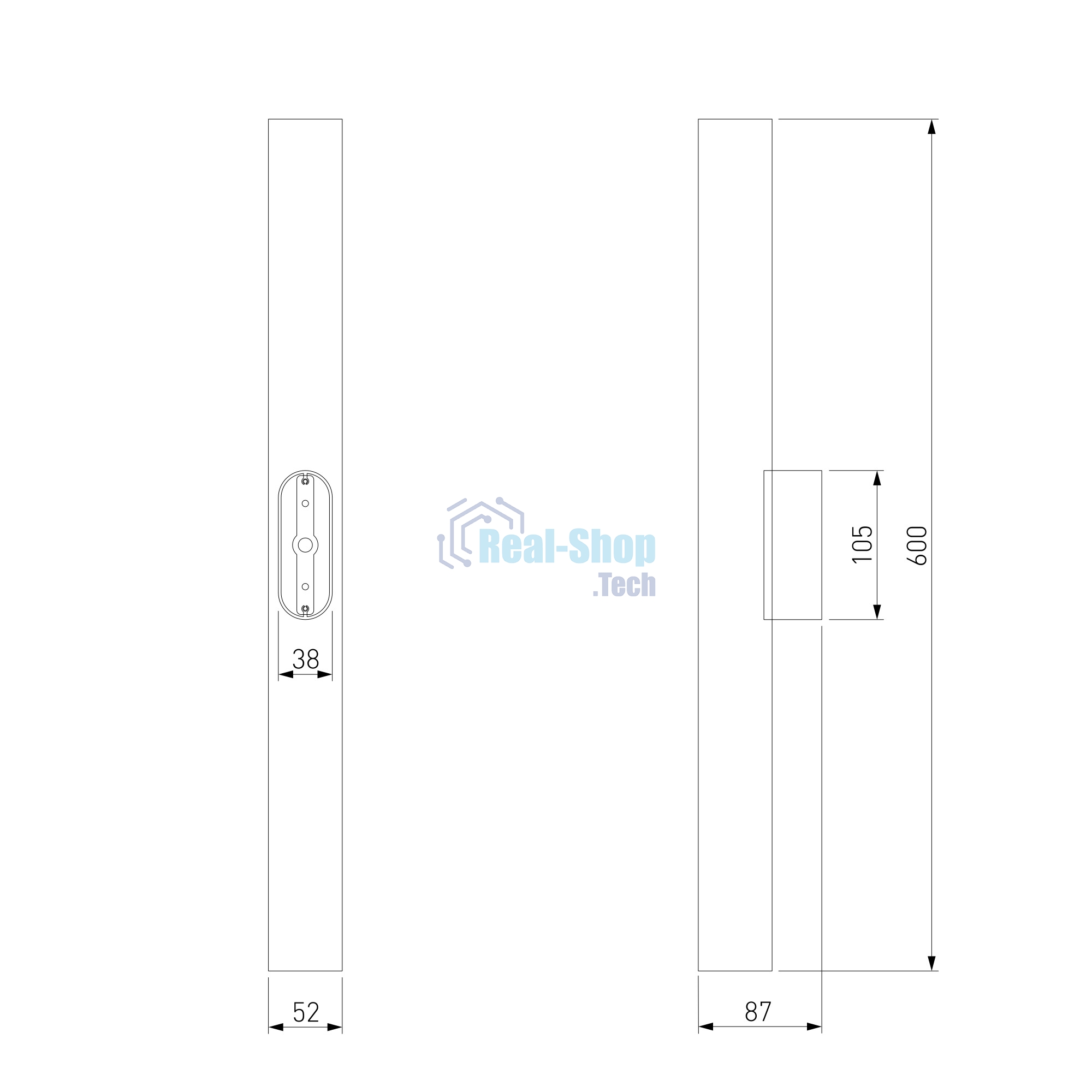 40124/LED/ Светильник настенный светодиодный Langer черный