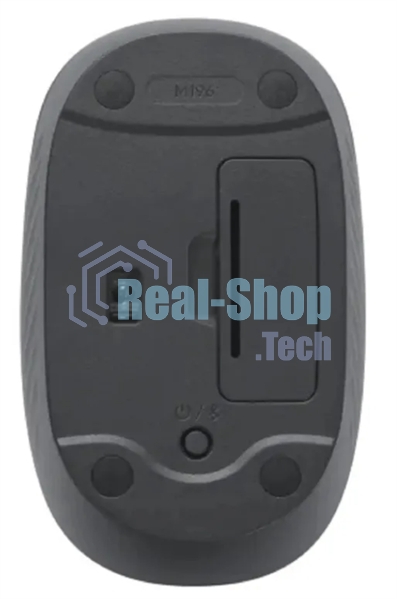 Мышь беспроводная Logitech M196 графитовый, 1000 dpi, Bluetooth, кнопки - 3