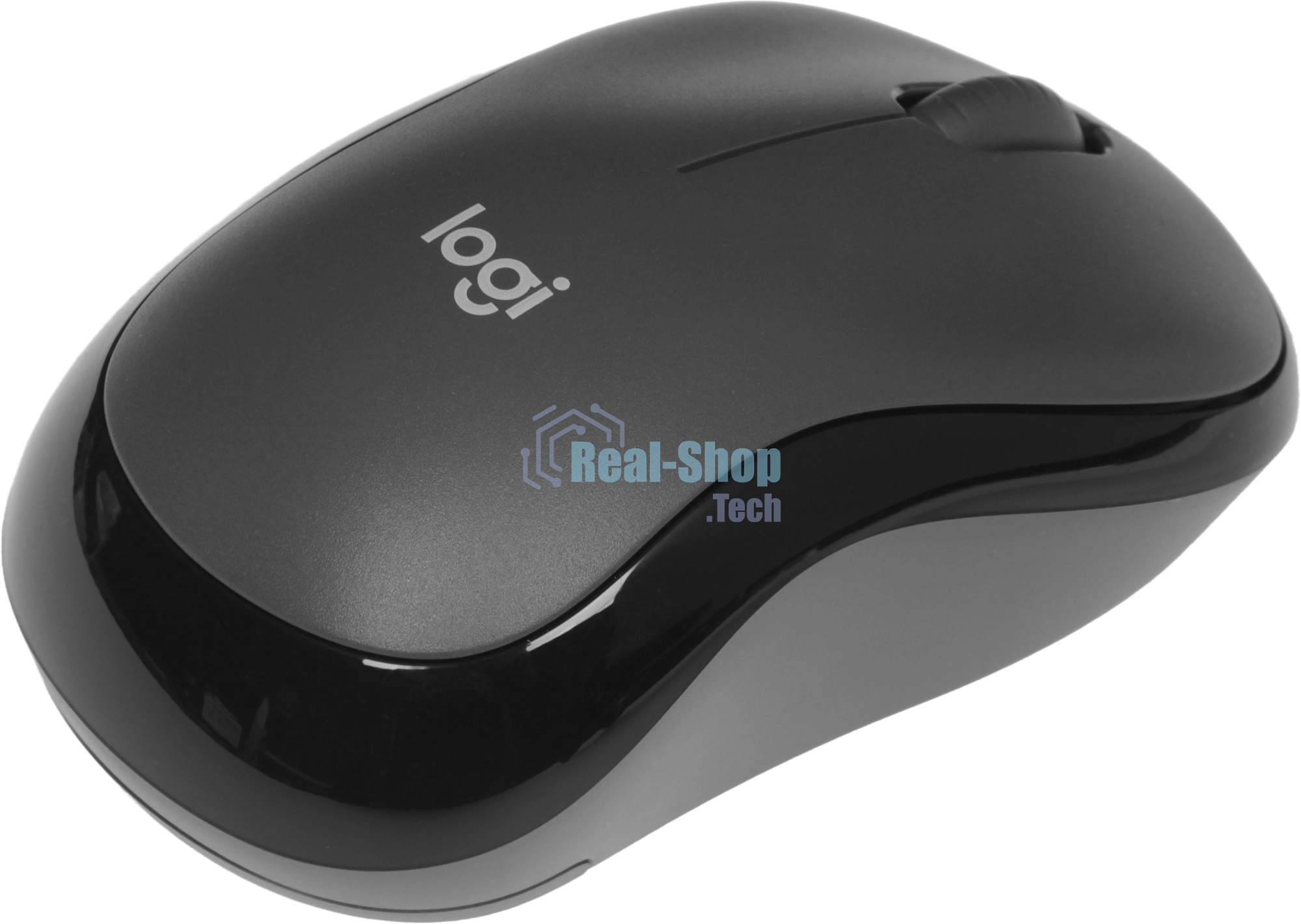 Мышь беспроводная Logitech M220 SILENT черный/серый, 1000 dpi, радиоканал, USB, кнопки - 3