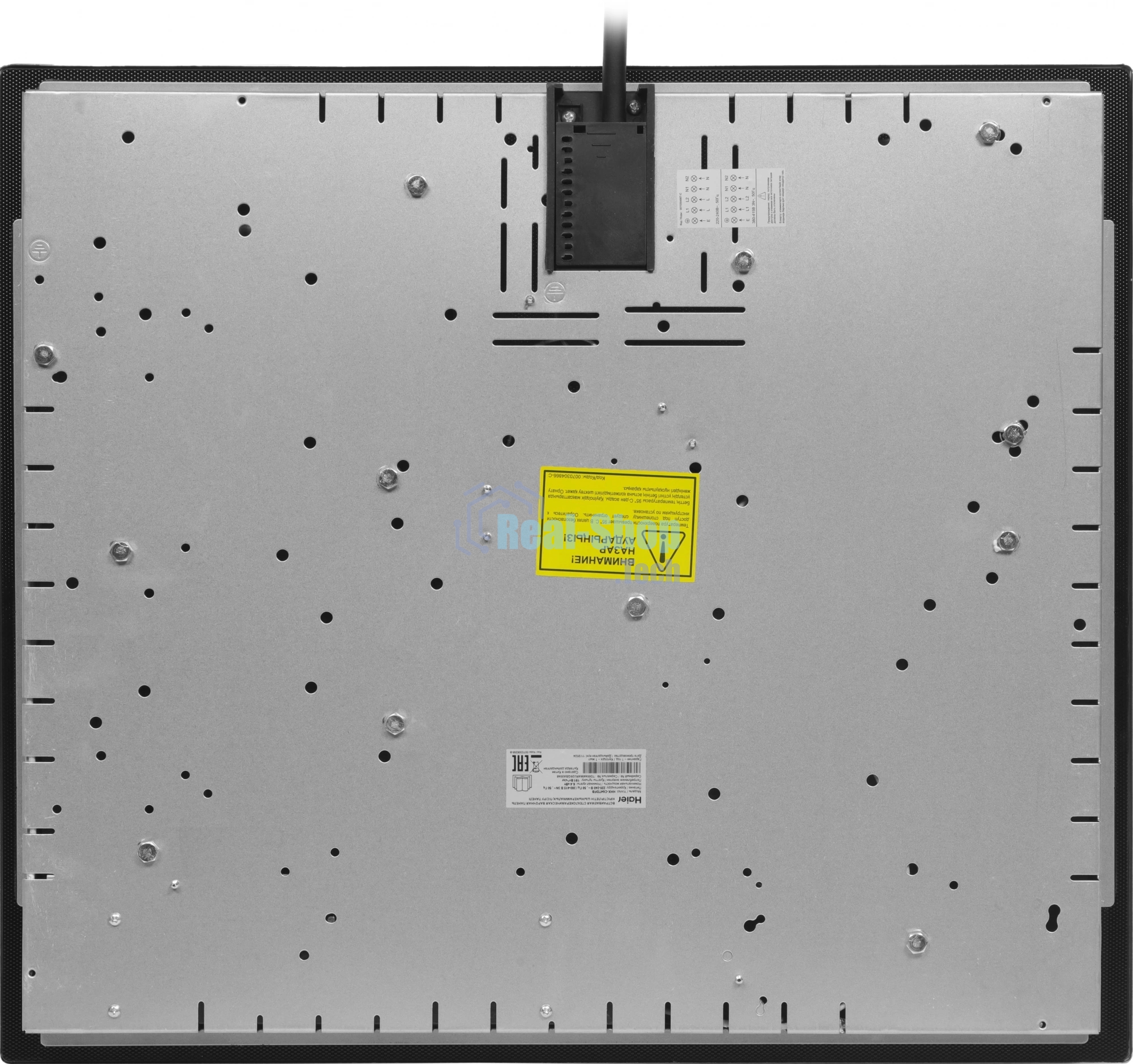 Электрическая варочная поверхность Haier HHX-C64TDFB, 4 конфорки, с зоной расширения, стеклокерамика, 6400 Вт