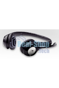 Гарнитура проводная Logitech Headset Logitech H390 USB черный