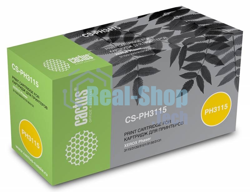 Картридж лазерный Cactus CS-PH3115 (109R00725) черный (3000 стр.) для Xerox Ph3115/3120/3121/3130/3131/3132