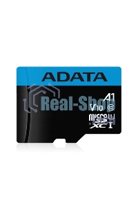 Флеш карта microSD 256Gb ADATA microSDHC Class 10 UHS-I A1 100/25 MB/s (SD адаптер)