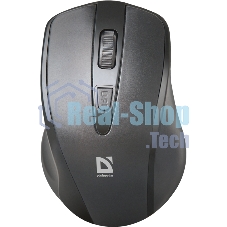 Мышь беспроводная Defender Datum MM-265 черный, 1600 dpi, радиоканал, USB, кнопки - 4
