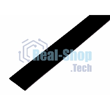 Трубка термоусадочная 30.0/15.0 1м черный Rexant 23-0006