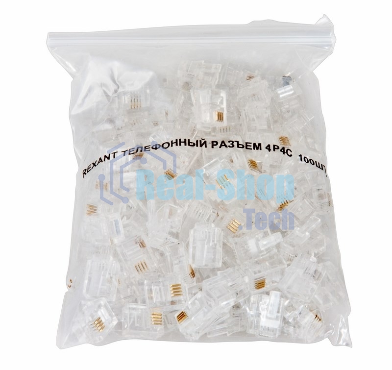 Телефонный разъем Rexant RJ-9(4P4C)