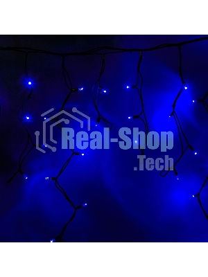 Гирлянда Neon-night Айсикл (бахрома) светодиодный, 5,6 х 0,9 м, черный провод 