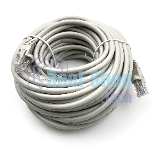Патч-корд Buro UTP cat.5e 15м серый RJ-45 (m)-RJ-45 (m)