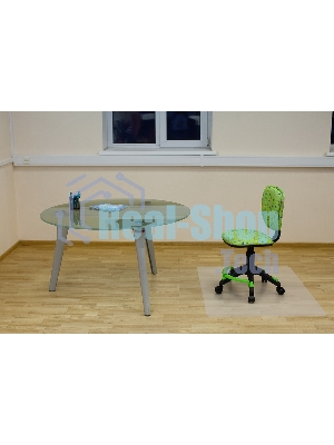 Коврик напольный Бюрократ 1019202 прямоугольный для паркета/ламината вспененный PP 120х90 см