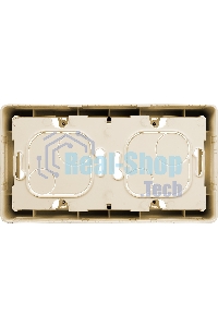 Коробка накладного монтажа 2 поста слоновая кость Inspiria