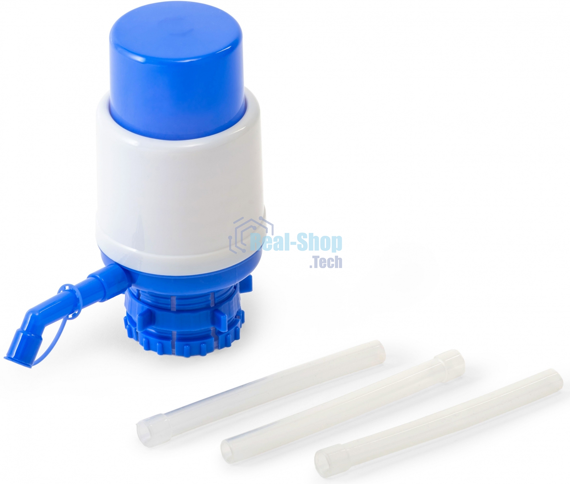 Помпа для 19л бутыли AEL AEL-080 механический белый/синий