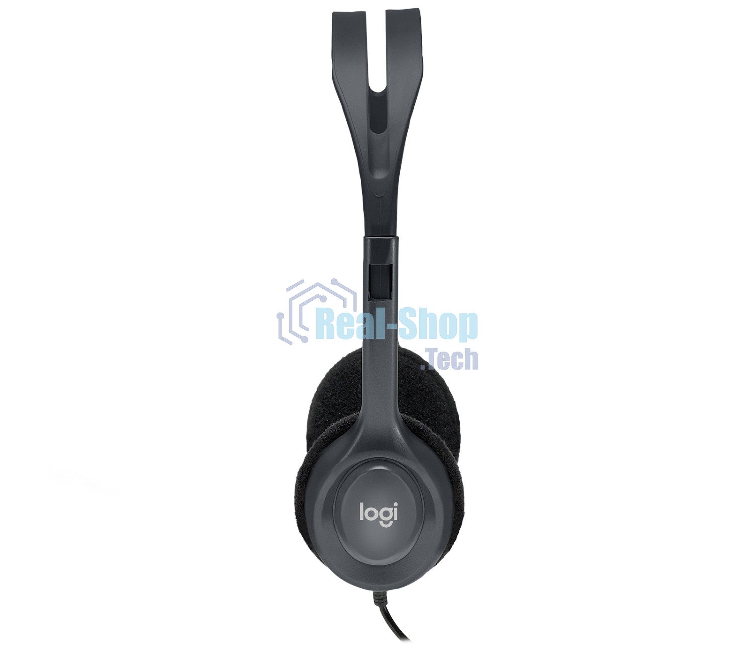 Гарнитура проводная Logitech Headset H111 Stereo grey (981-000594/981-000593/981-000588)