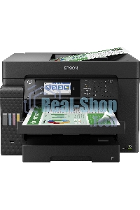 МФУ струйное Epson L15150, (A3, ADF, duplex, 35 стр./мин., Ethernet, Wi-Fi черный)