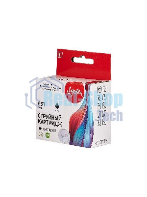 Картридж струйный Sakura C2P10AE (№651 Black) для HP, черный, 18 мл.