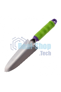 Совок посадочный узкий Palisad 62х315 мм, стальной, пластиковая рукоятка