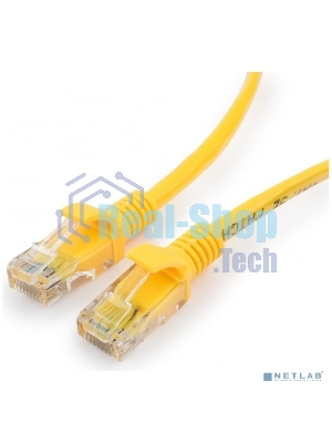 Патч-корд UTP Cablexpert PP12-30M/Y cat.5e, 30м, литой, многожильный, желтый