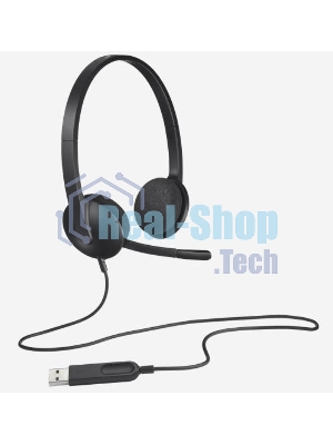 Гарнитура Logitech H340 чёрный, проводная, USB