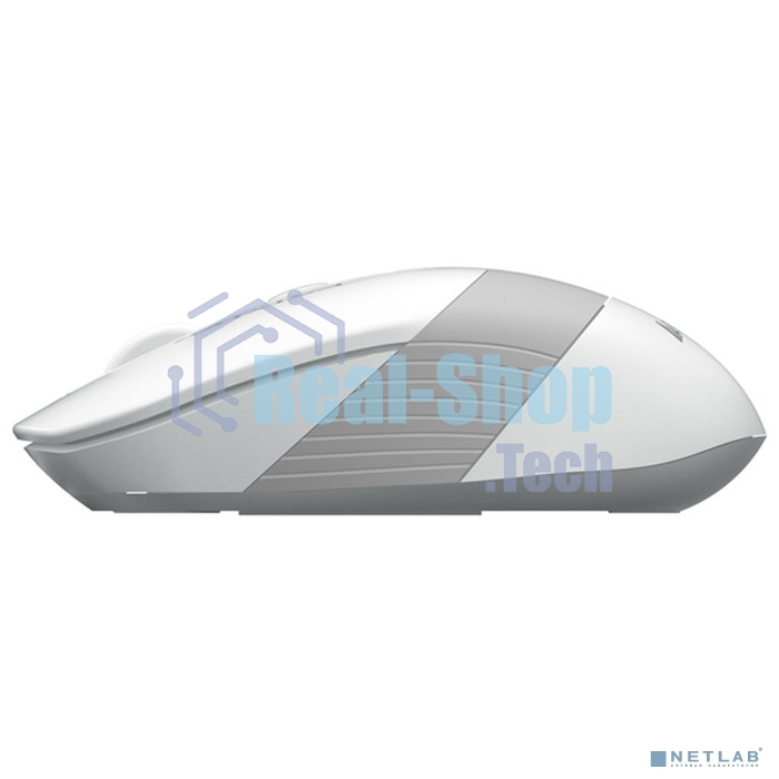 Комплект клавиатура + мышь A4 Fstyler FG1010 клав:белый/серый мышь:белый/серый USB беспроводная Multimedia