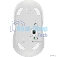 Мышь беспроводная Logitech Signature M650 белый, 4000 dpi, радиоканал, Bluetooth, USB, кнопки - 5