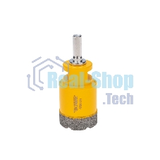 Коронка алмазная профессиональная по керамограниту и железобетону Kranz М14, вакуумное спекание, 40 мм, для УШМ