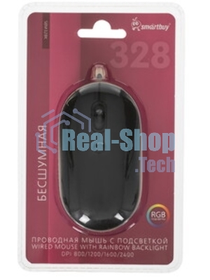 Мышь проводная SMARTBUY (SBM328K) 328 черный