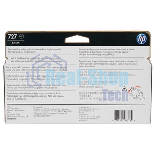 Картридж струйный HP 727 B3P23A черный для HP DJ T920/T1500 (130мл)