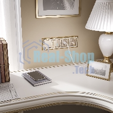 Накладка для розетки USB (шампань)