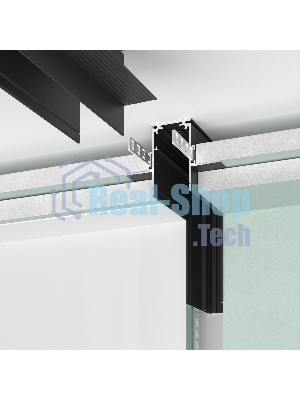 Slim Magnetic Коннектор угловой внутренний для встраиваемого шинопровода под ГКЛ 12,5мм (черный) 85211/00
