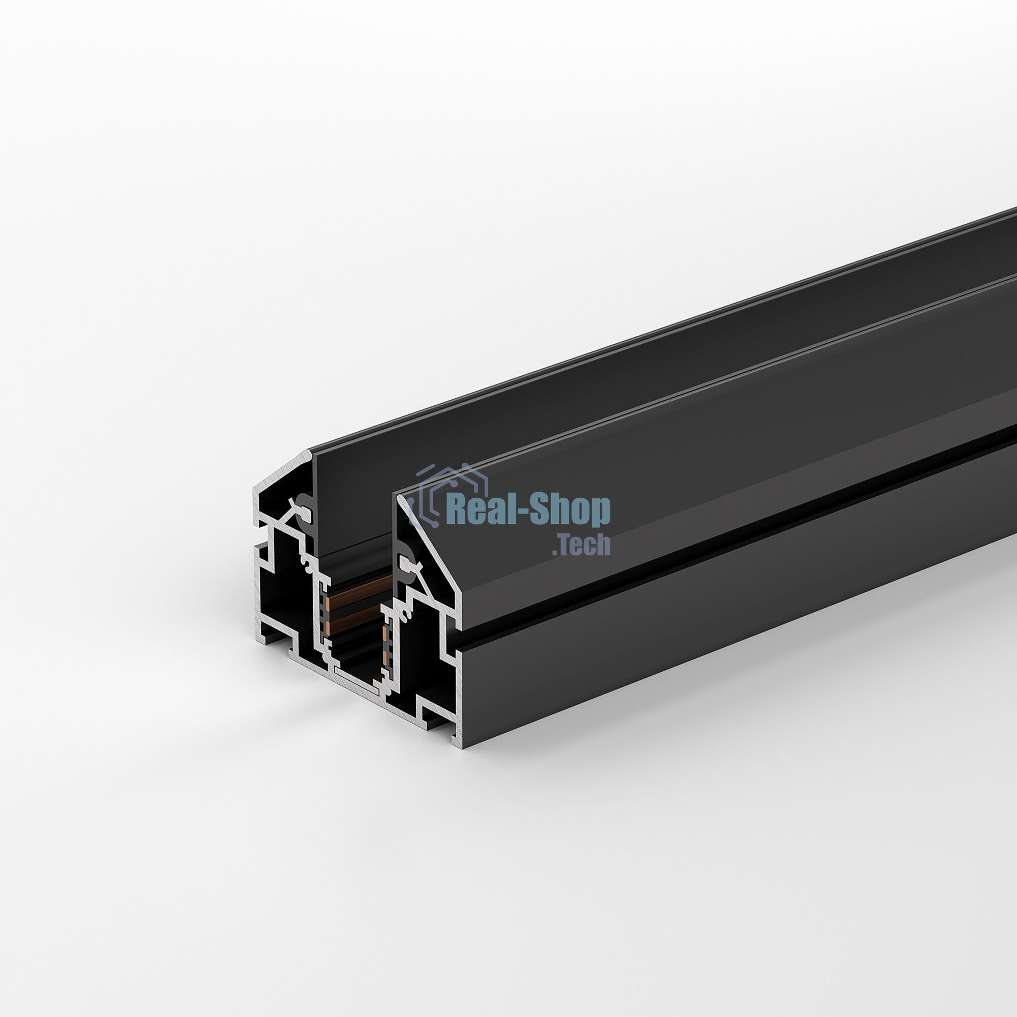 Slim Magnetic Шинопровод в натяжной потолок с декоративными вставками черный (3м) 85242/00 85242/00