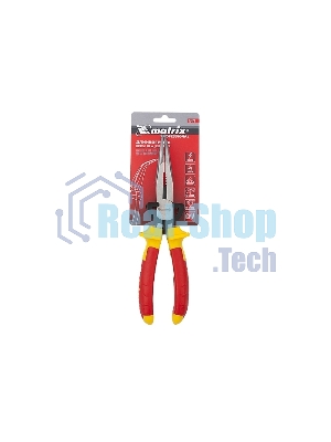 Утконосы Matrix длинногубцы изогнутые insulated 200мм двухкомпонентные рукоятки