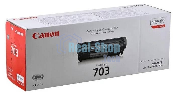 Картридж лазерный Canon 703 (7616A005) черный (2000 стр.) для Canon LBP-2900/3000