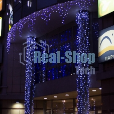 Гирлянда Neon-night Айсикл (бахрома) светодиодный, 5,6 х 0,9 м, черный провод 