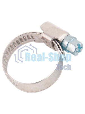 Хомуты металлические Сибртех стандартное болтовое крепление 70-90 мм, ширина 9 мм, 25 шт. 47570