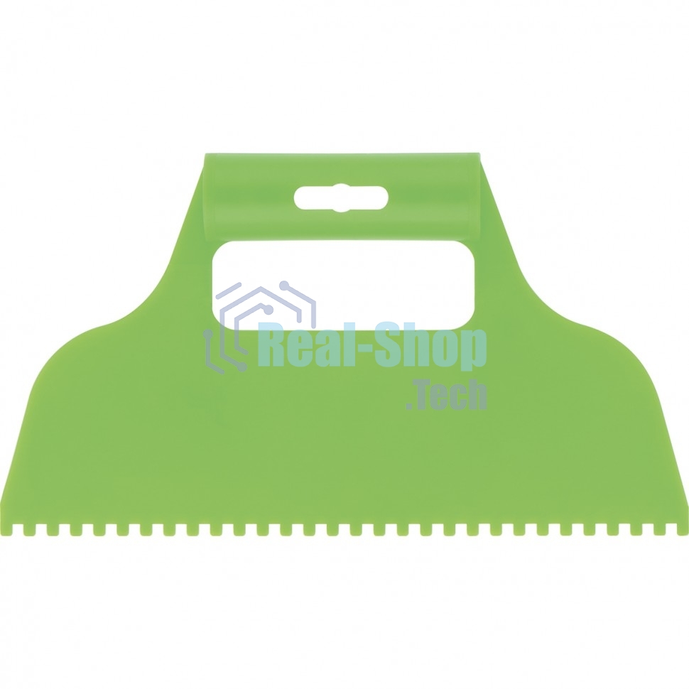 Шпатель для клея Сибртех пластмассовый, зубчатый 4х4 мм