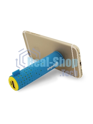 Внешняя аккумуляторная батарея AI-TUBE B 3100mAh (11Wh) голубая Amperin